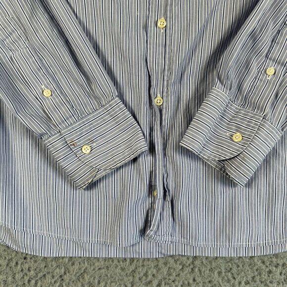 Mason's Shirt  Men's XL Multi Color Striped Button Up Cotton Made In Italy - Picture 3 of 11